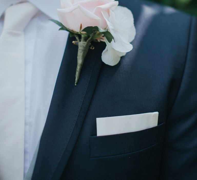 Blush & Copper Details For A Rustic Luxe At Home Wedding With Bridesmaids In Adrianna Pappel & Images From Julia & You Photography