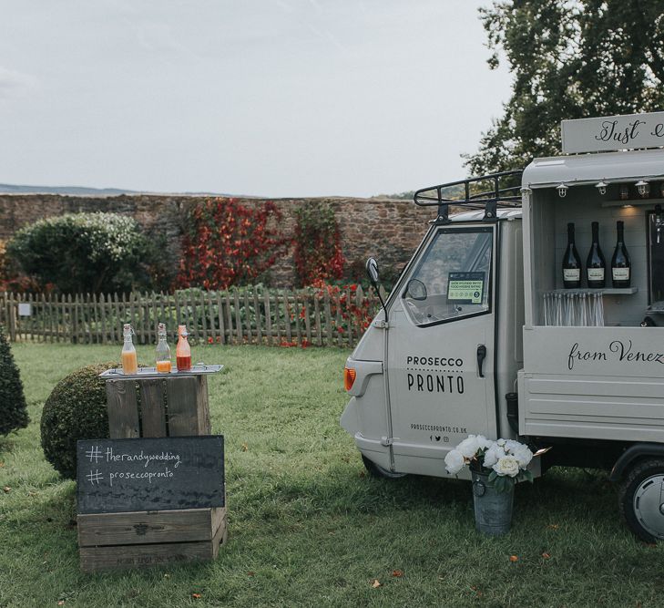 Prosecco Van For Wedding