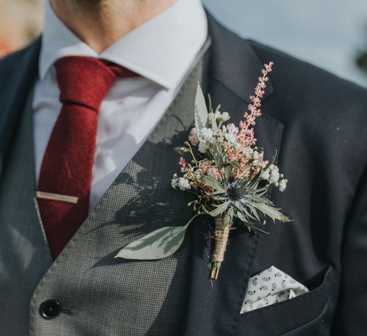 Rustic Buttonhole For Groom