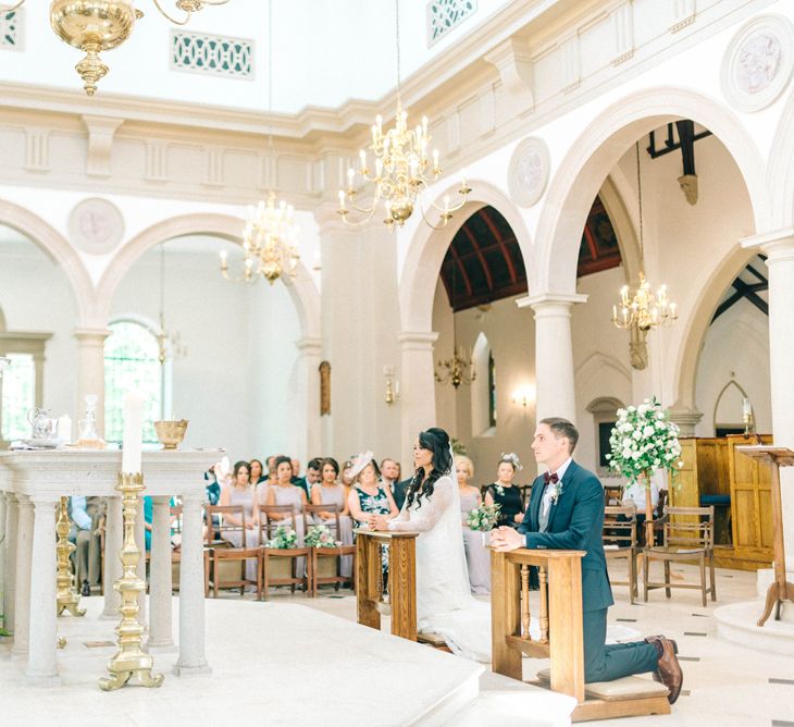 Gorgeous Handmade Pastel Rustic Tipi Wedding At The Gardens Yalding With Bride In Long Sleeved Lace Gown & Images From Sarah Jane Ethan Photography