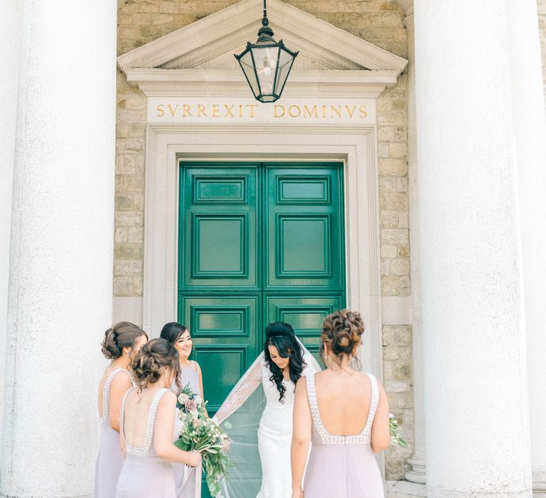 Gorgeous Handmade Pastel Rustic Tipi Wedding At The Gardens Yalding With Bride In Long Sleeved Lace Gown & Images From Sarah Jane Ethan Photography