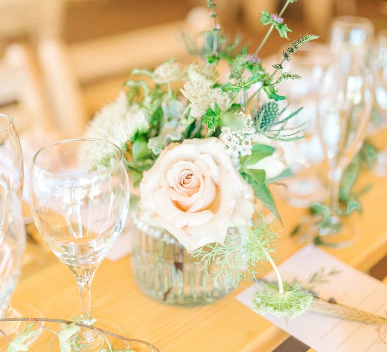 Gorgeous Handmade Pastel Rustic Tipi Wedding At The Gardens Yalding With Bride In Long Sleeved Lace Gown & Images From Sarah Jane Ethan Photography