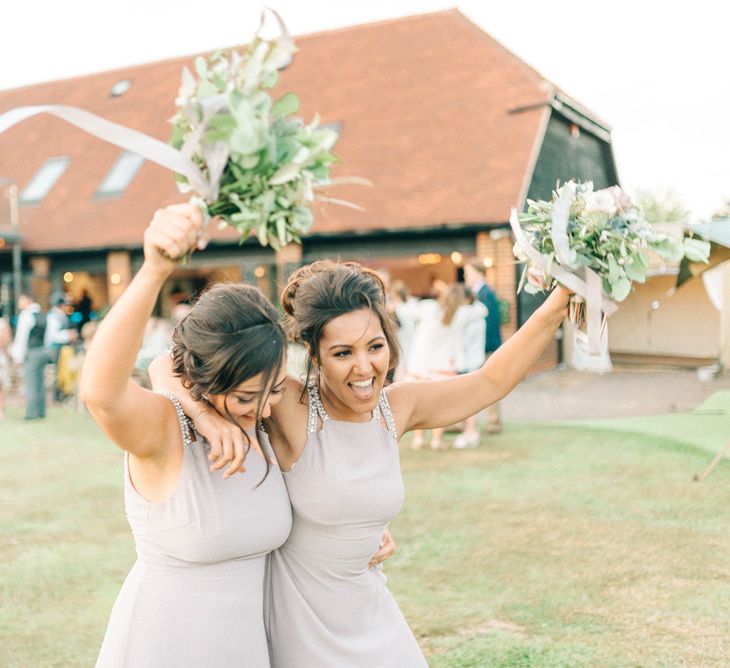 Gorgeous Handmade Pastel Rustic Tipi Wedding At The Gardens Yalding With Bride In Long Sleeved Lace Gown & Images From Sarah Jane Ethan Photography