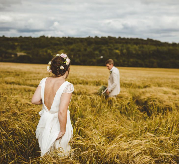 Daisy By Halfpenny London For A Boho Barn Wedding In Yorkshire With Decor By Wild At Heart Weddings Images By Photography 34