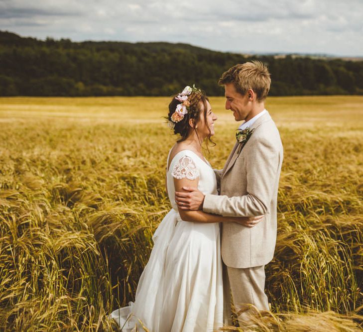 Daisy By Halfpenny London For A Boho Barn Wedding In Yorkshire With Decor By Wild At Heart Weddings Images By Photography 34