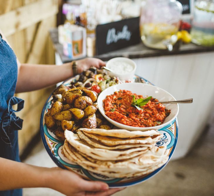 Relaxed Sharing Platters For Weddings // Daisy By Halfpenny London For A Boho Barn Wedding In Yorkshire With Decor By Wild At Heart Weddings Images By Photography 34