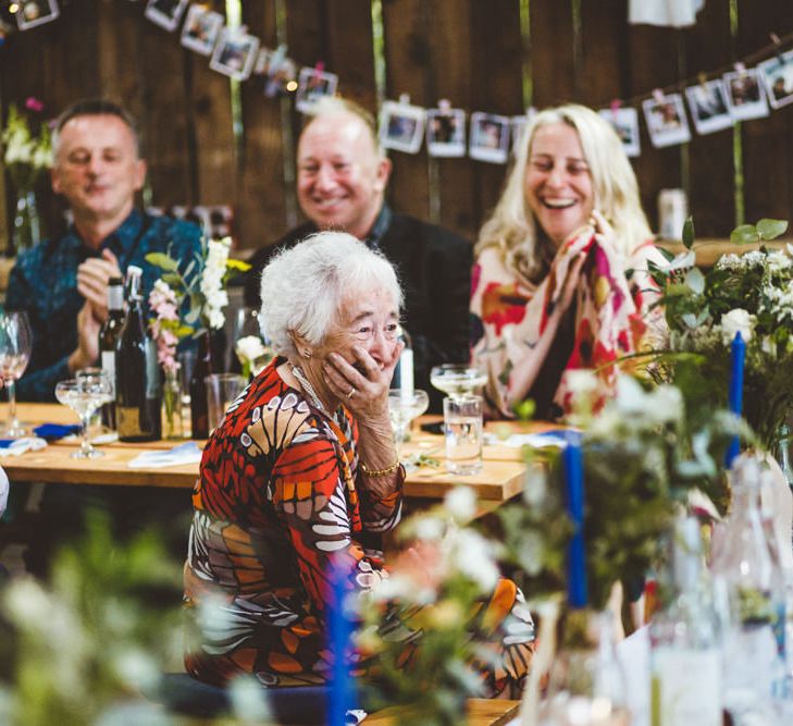 Wedding Speeches // Daisy By Halfpenny London For A Boho Barn Wedding In Yorkshire With Decor By Wild At Heart Weddings Images By Photography 34