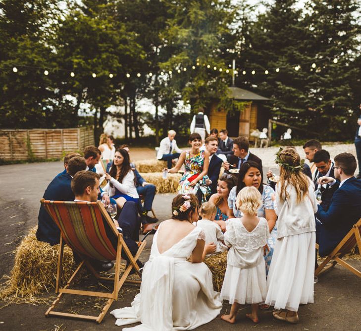 Daisy By Halfpenny London For A Boho Barn Wedding In Yorkshire With Decor By Wild At Heart Weddings Images By Photography 34