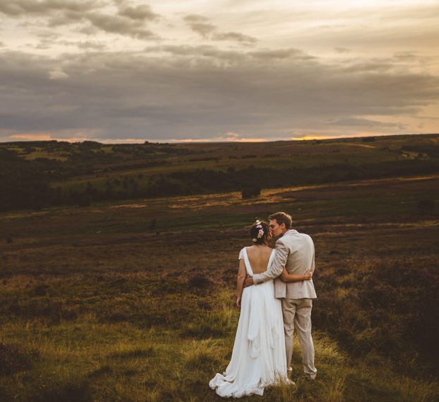 Daisy By Halfpenny London For A Boho Barn Wedding In Yorkshire With Decor By Wild At Heart Weddings Images By Photography 34