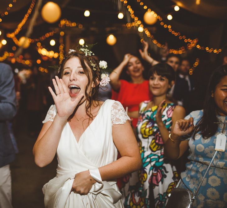 Daisy By Halfpenny London For A Boho Barn Wedding In Yorkshire With Decor By Wild At Heart Weddings Images By Photography 34