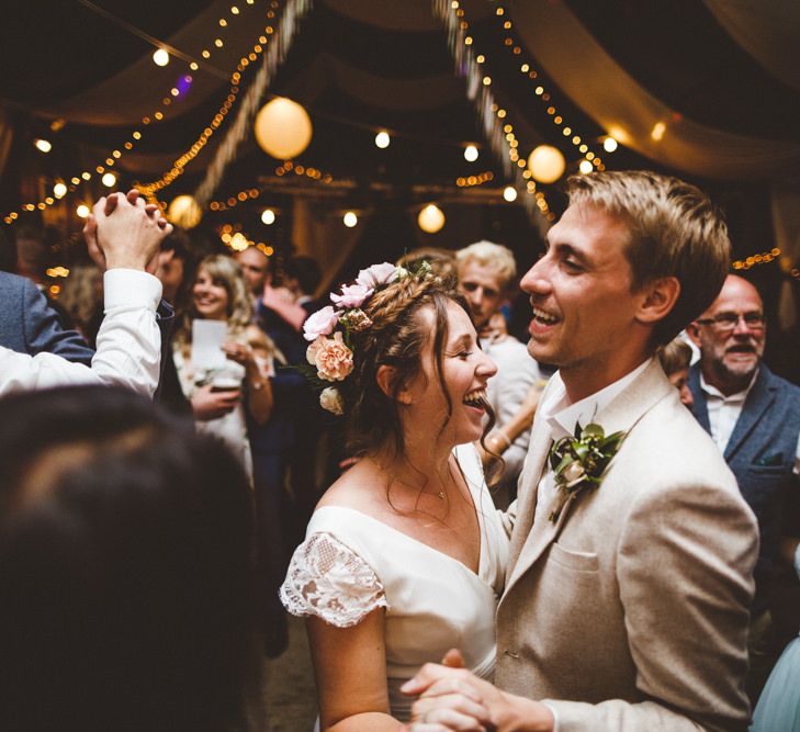 Daisy By Halfpenny London For A Boho Barn Wedding In Yorkshire With Decor By Wild At Heart Weddings Images By Photography 34