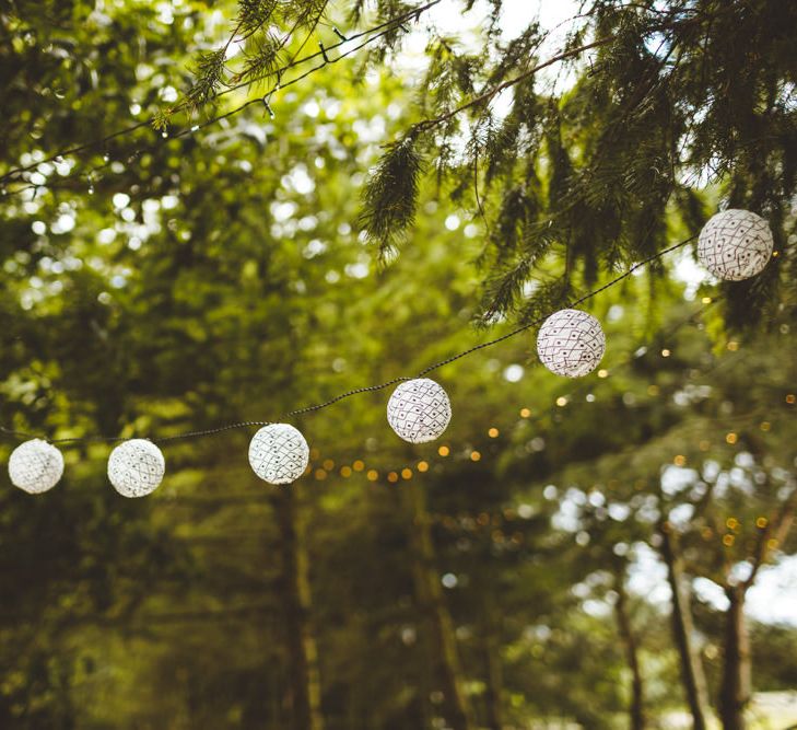 White Lanterns For Wedding // Daisy By Halfpenny London For A Boho Barn Wedding In Yorkshire With Decor By Wild At Heart Weddings Images By Photography 34