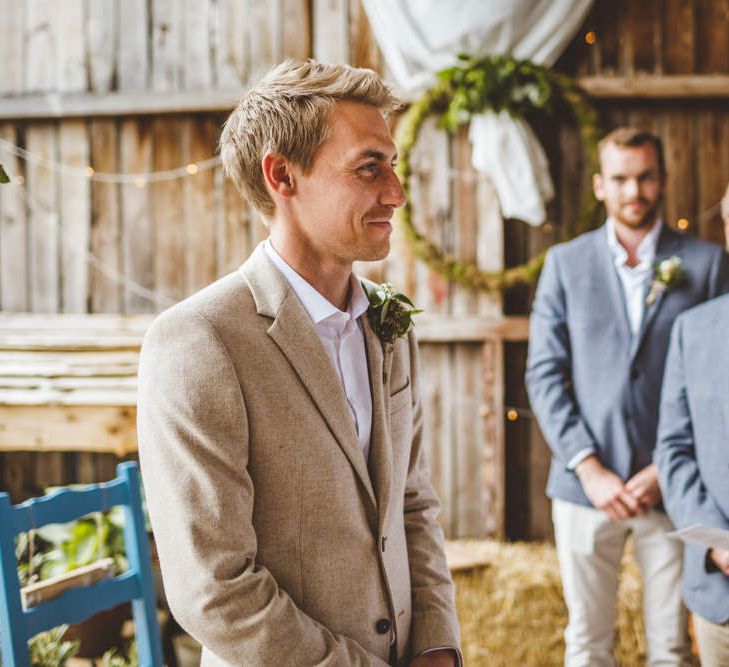 Humanist Wedding Ceremony // Daisy By Halfpenny London For A Boho Barn Wedding In Yorkshire With Decor By Wild At Heart Weddings Images By Photography 34