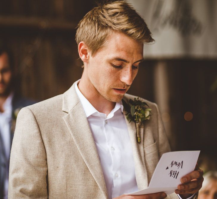 Humanist Wedding Ceremony // Daisy By Halfpenny London For A Boho Barn Wedding In Yorkshire With Decor By Wild At Heart Weddings Images By Photography 34