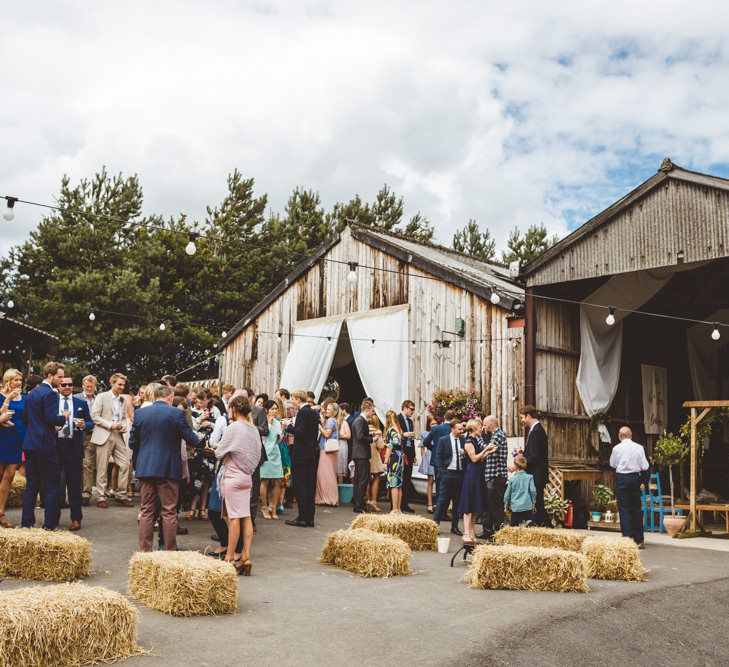 Humanist Wedding Ceremony // Daisy By Halfpenny London For A Boho Barn Wedding In Yorkshire With Decor By Wild At Heart Weddings Images By Photography 34