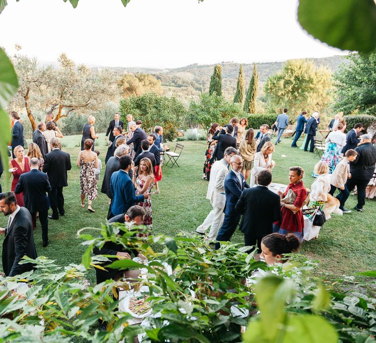 Italian Countryside | Outdoor Drinks Reception