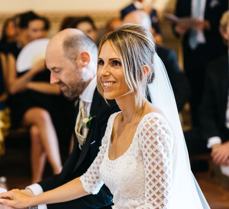 Bride & Groom Church Wedding Ceremony