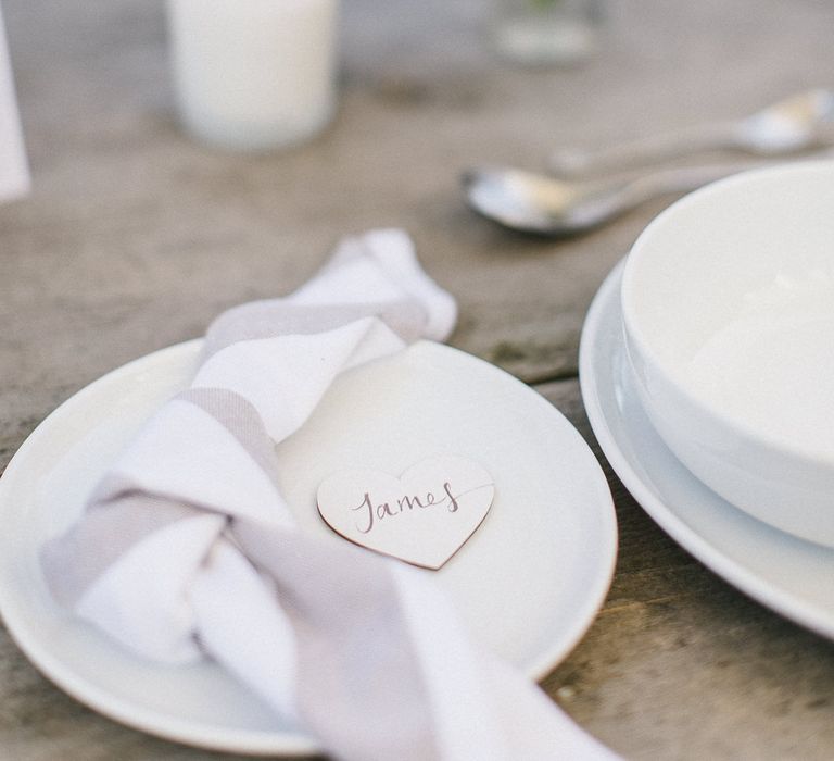 White & Grey Table Ware And 'Happily Ever After' Candle From Sainsbury's Home