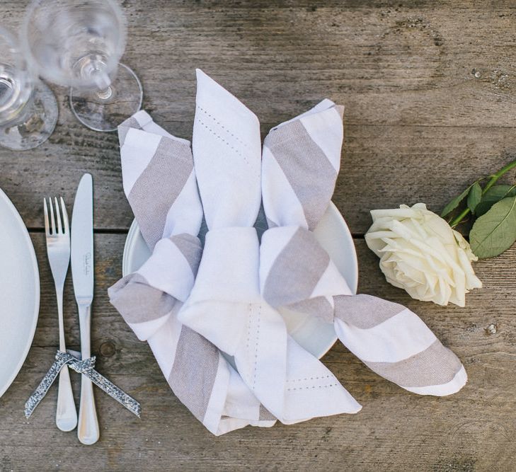 Grey & White Table Linen From Sainsbury's Home