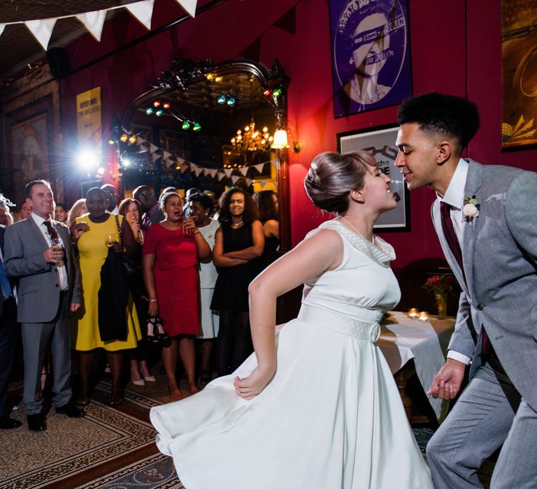 60s inspired london pub wedding babb photo-112