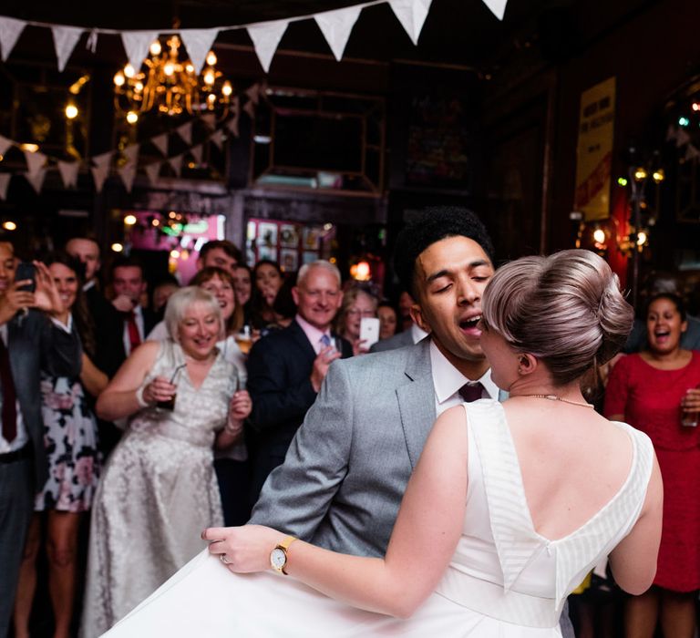 60s inspired london pub wedding babb photo-114