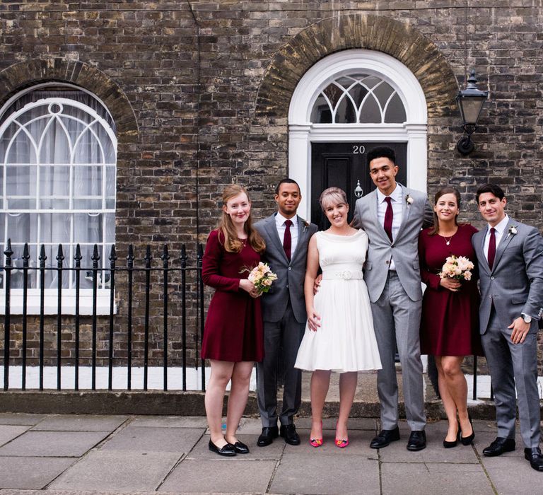 Wedding Party | 60s Inspired London Pub Wedding | The Peasant | Babb Photo