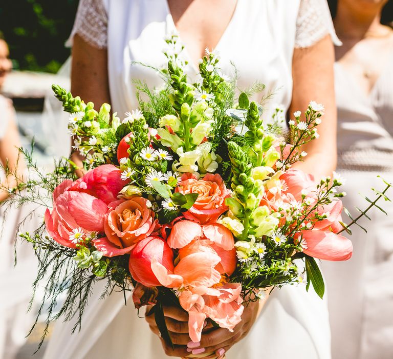 Peony Bouquet For Wedding