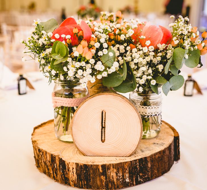 Log Slice Table Centrepieces