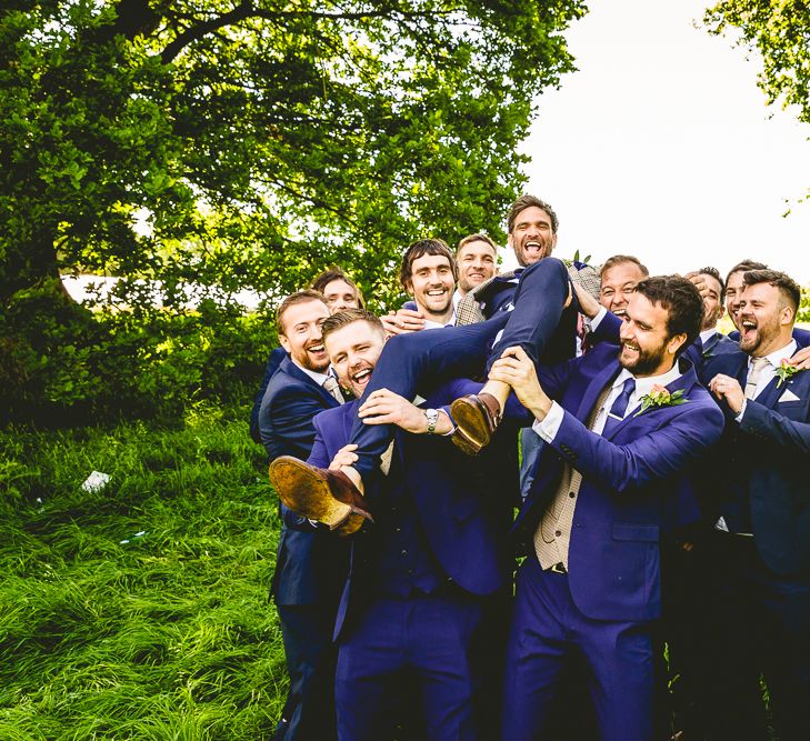 Groom & Groomsmen In Navy