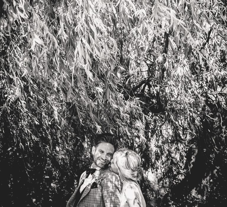 Belle & Bunty Dress For A Meadow Wedding In A Clear Roof Marquee With Peony Bouquets & Images From Love That Smile Photography