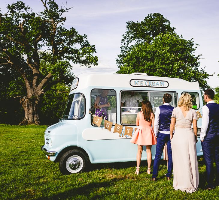 Ice Cream Van At Wedding