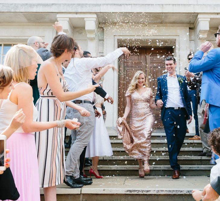 Bride & Groom Confetti Moment