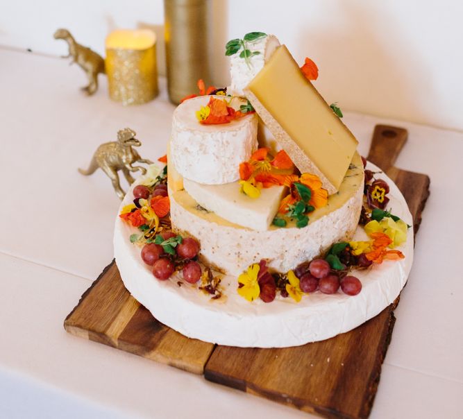 Cheese Tower Wedding Cake