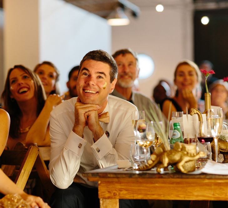 Groom During Wedding Speech