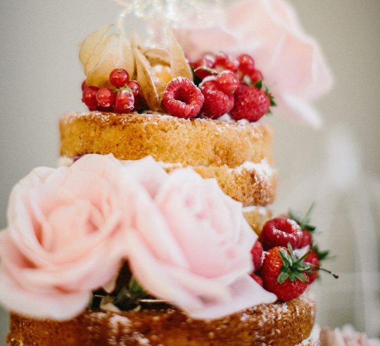 Naked Wedding Cake