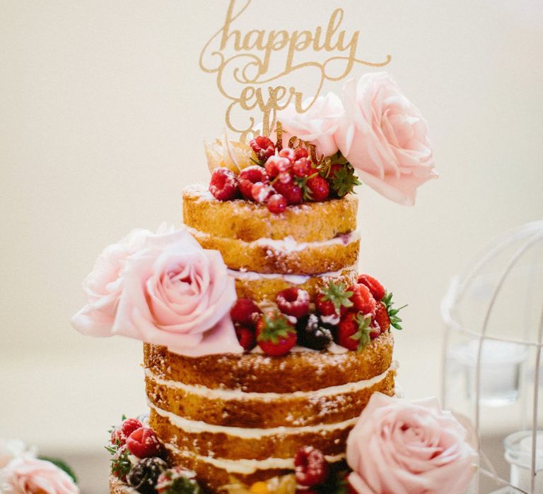 Naked Wedding Cake