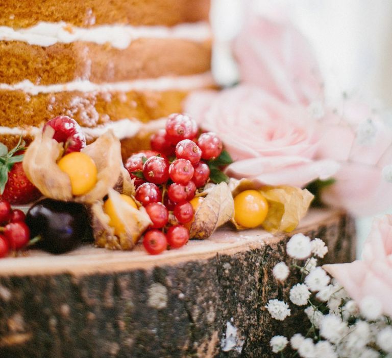 Naked Wedding Cake