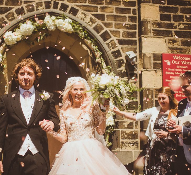 Lorelei By Hayley Paige Elegant Marquee Wedding The 3 Acres Yorkshire With Groomsmen In Tails And Images From Matt Penberthy Photography