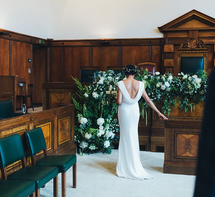 Bride in Cymbeline Paris Bridal Gown