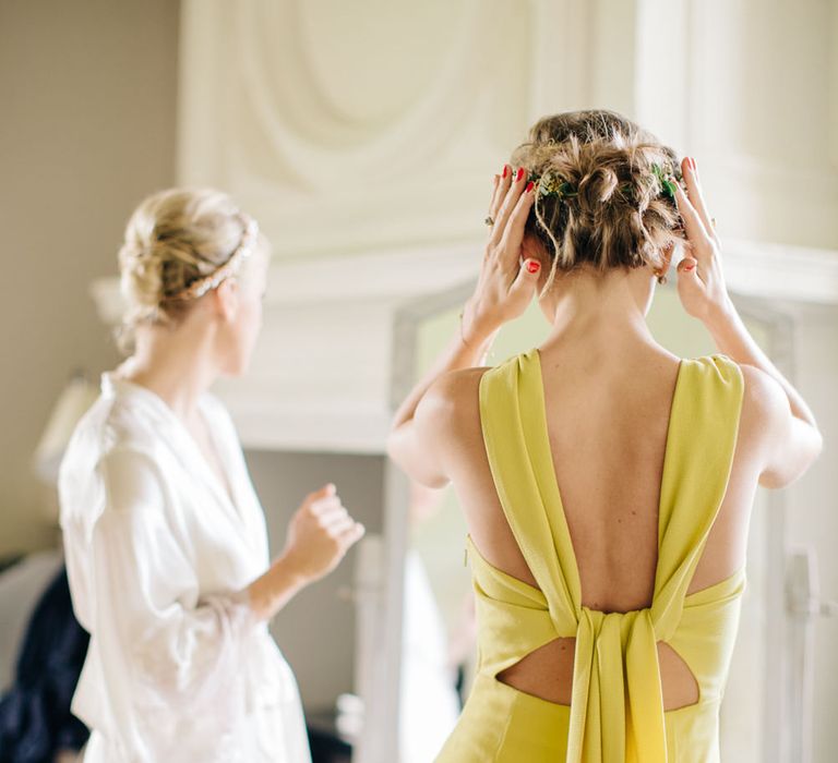 Mustard Yellow Bridesmaids Dresses from Whistles