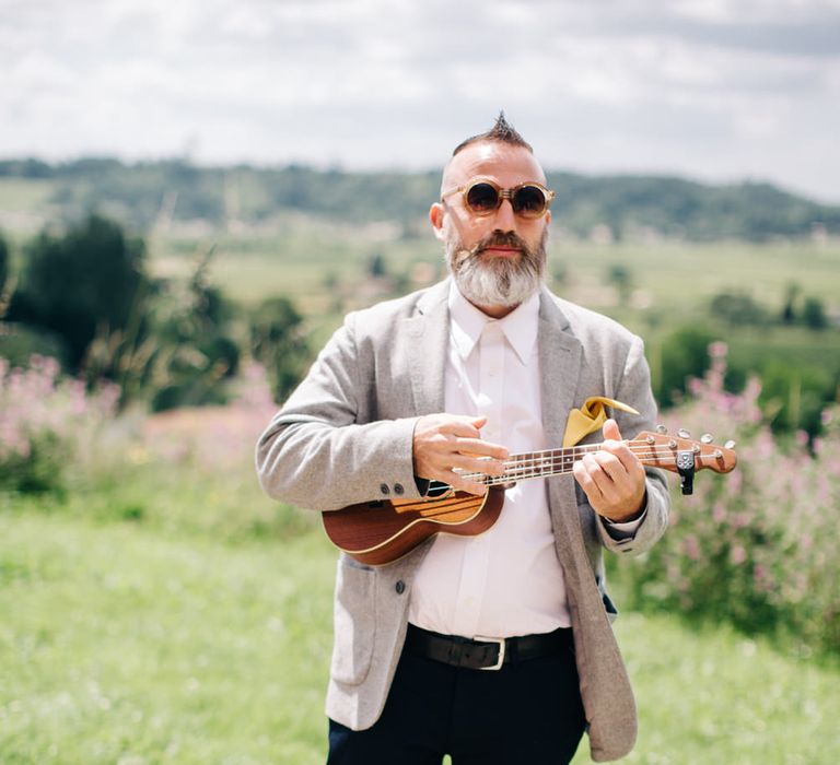 Musician at Wedding