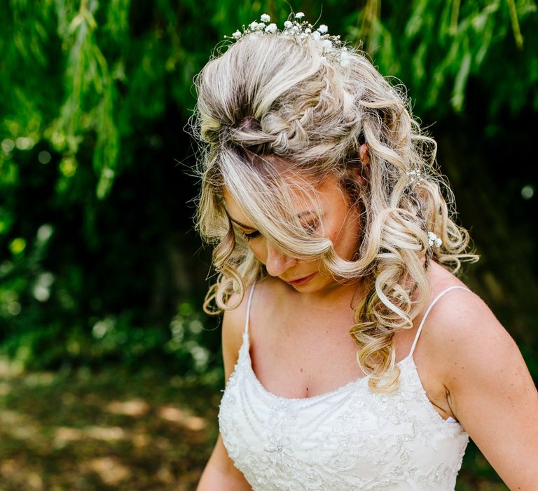 Bride in Anna Sorrano Gown | Brightly Coloured Woodland Wedding | Epic Love Story Photography