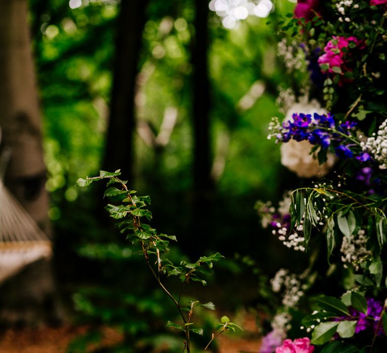 Tree Planting Wedding Ceremony | Brightly Coloured Woodland Wedding | Epic Love Story Photography