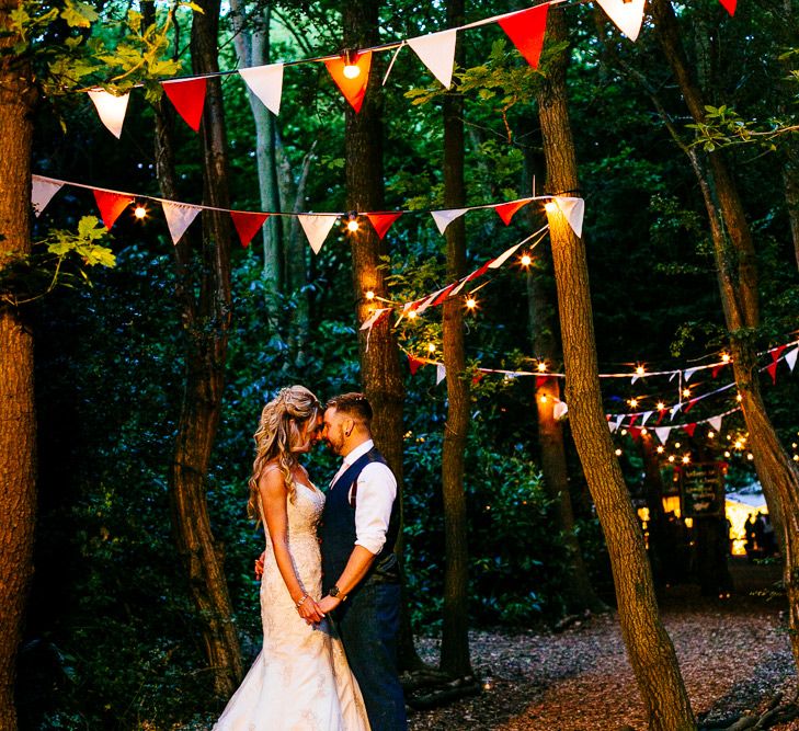 Bride in Lace Anna Sorrano Gown | Groom in Tweed Vintage Suit Hire Suit | Epic Love Story Photography