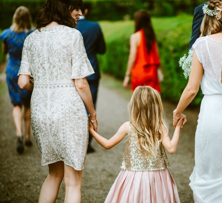 Bride & Flower Girl