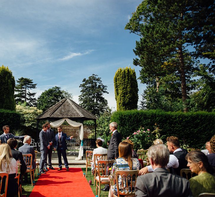 Outdoor Ceremony at Swarling Manor Kent