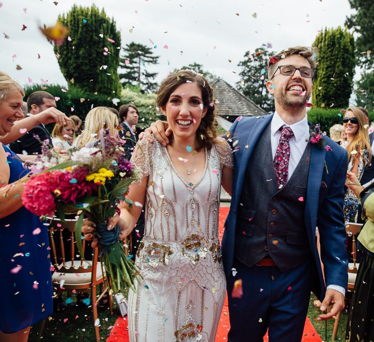 Bride & Groom Confetti Exit