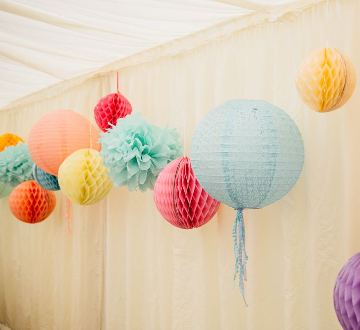 Pom Pom, Honeycomb Balls & Paper Lanterns Decor