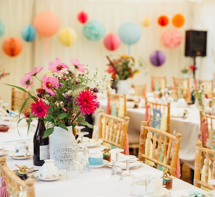 DIY Back Garden Marquee Reception