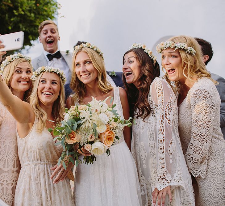 Bridesmaid Selfie | Raquel Benito Photography